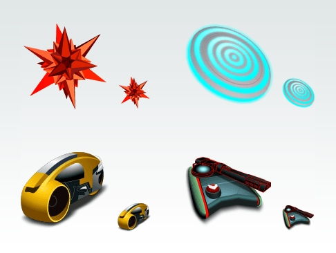 Icon Set Preview Tron