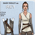 Rey Paper Doll