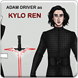 Kylo Ren Paper Doll