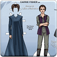 Admiral Leia Organa Paper Doll