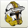 Commander Bly Helmet Paper Model