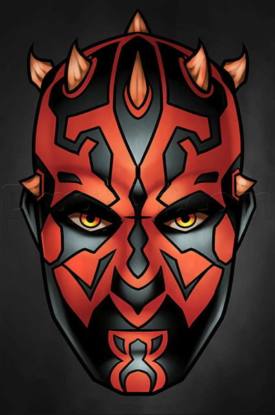 How to Draw Darth Maul