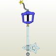 Starlight Keyblade Paper Model