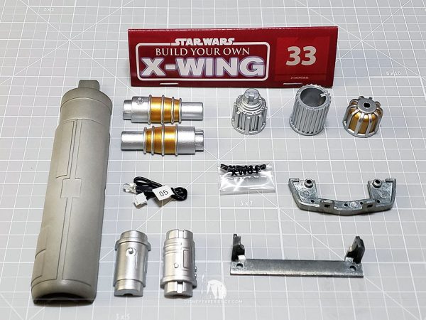 "Build Your Own X-Wing" Issue 33 Parts