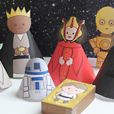 "Star Wars" Nativity Papercraft