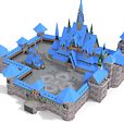 Arendelle Castle Paper Model