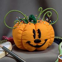 Mickey Jack-O-Lantern Pincushion