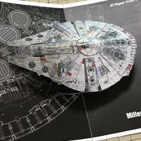 Millennium Falcon Pop-Up Card