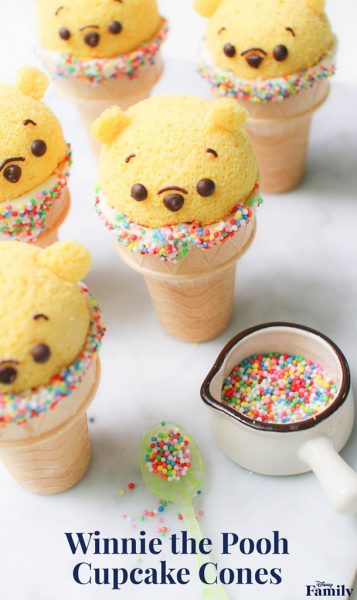 Winnie the Pooh Cupcake Cones