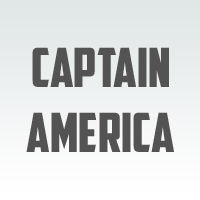 "Captain America" Font