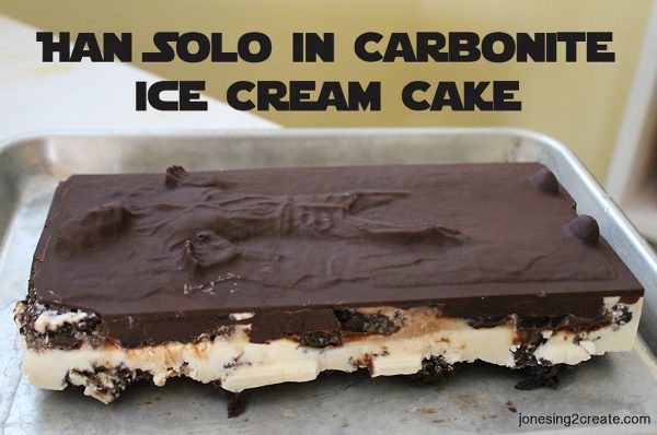 Han Solo in Carbonite Ice Cream Cake