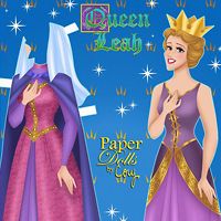 Queen Leah Paper Doll