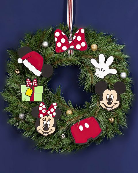 Mickey & Minnie Wreath