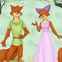 "Robin Hood" Paper Doll Set