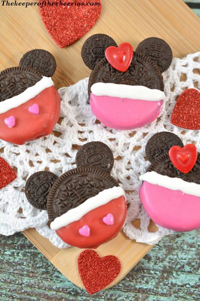 Mickey & Minnie Valentine Cookies