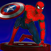 "Captain America: Civil War" Spider-Man Paper Model