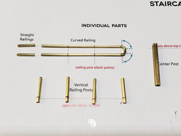 Forming the Staircase Railing Parts